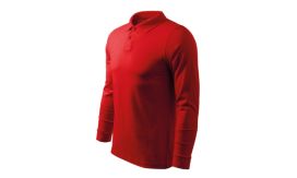 Single J. LS, Tricou polo pentru bărbaţi, roşu