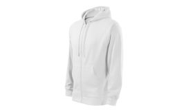 Trendy Zipper, Hanorac pentru bărbaţi, alb