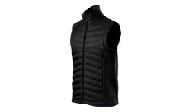 Cross, Vestă hibrid pentru bărbaţi, negru