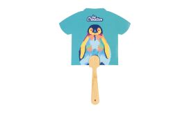 Digibreeze Boo, evantai personalizat, alb