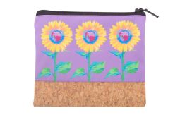 CreaBeauty Cork S, geantă cosmetice personalizată, negru/natural