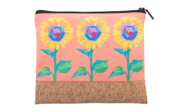 CreaBeauty Cork M, geantă cosmetice personalizată, negru/natural