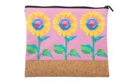 CreaBeauty Cork L, geantă cosmetice personalizată, negru/natural