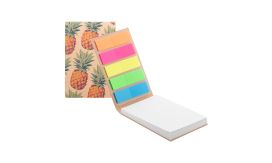 CreaStick Combo B Eco, Carnetel sticky personalizat, natural