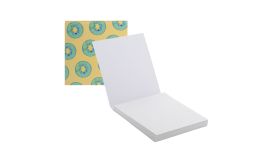 CreaStick Note M, Carnețel sticky personalizat, alb