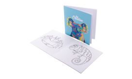 ColoBook, carte de colorat personalizata, animale, alb