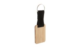 Stropp, Breloc din bambus, dreptunghi, natural/negru