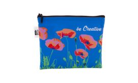 CreaBeauty M RPET, geantă cosmetică, personalizată, negru/alb