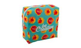 CreaBeauty Square M, geantă cosmetică, personalizată, alb