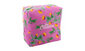 CreaBeauty Square L, geantă cosmetică, personalizată, alb