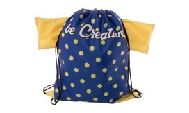 CreaDraw T, rucsac cu șnur, personalizat, negru