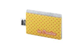 CreaFelt Card, suport personalizat pentru carduri de credit, alb/gri