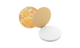 CreaStick Circle Eco, Carnețel sticky personalizat, natural