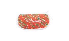 PrintSun Zip, husă personalizată pentru ochelari de soare, din RPET, alb