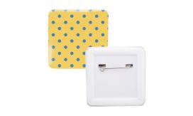 SquareBadge Maxi, insignă, alb