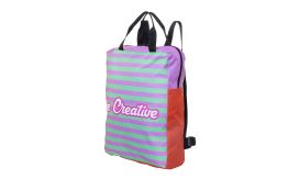 SuboBag Slimback, geantă laptop, RPET, realizată la comandă, negru/alb
