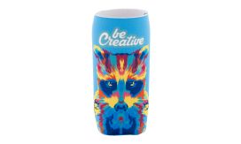 PrintCan Slim, răcitor pentru doze, RPET, alb