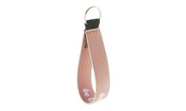 Strappy, breloc personalizat, RPET, alb