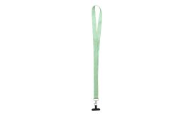 Subyard Mobile Slim, Lanyard personalizat cu suport telefon mobil, RPET, negru