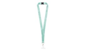 Subyard Mobile Slim Safe, Lanyard personalizat cu suport telefon mobil, RPET, alb