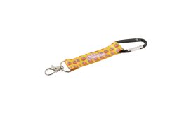 SuboRing Double, breloc personalizat, RPET, negru
