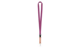Subyard C, lanyard cu sublimare, alb