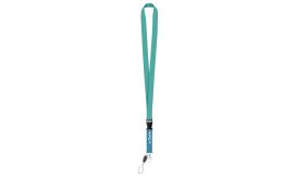 Subyard D, lanyard cu sublimare, alb