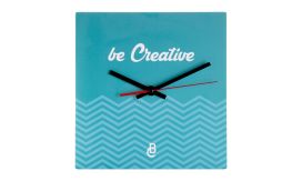 BeTime B, ceas de perete, alb/natural