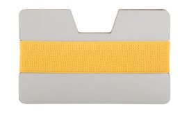 StriCard, suport cărți de vizită, galben/alb