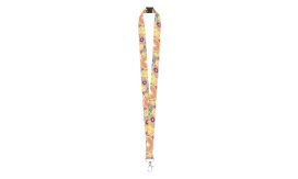 Subyard A Safe, lanyard cu sublimare, cataramă de siguranță, alb