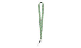 Subyard B Safe, lanyard cu sublimare, cataramă de siguranță, alb