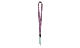 Subyard C Safe, lanyard cu sublimare, cataramă de siguranță, alb
