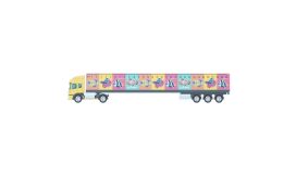 Trucker 30, riglă camion, 30 cm, alb