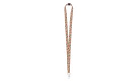 Subyard 15 A Safe, lanyard cu sublimare, alb