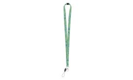 Subyard 15 B Safe, lanyard cu sublimare, alb