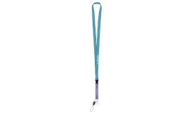 Subyard 15 D, lanyard cu sublimare, alb