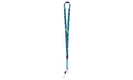 Subyard 15 D Safe, lanyard cu sublimare, alb