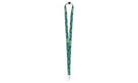 Subyard 15 Zero Safe, lanyard cu sublimare, alb