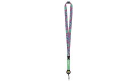 Subyard YoYo B Safe, lanyard cu sublimare, alb