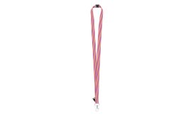 Subyard 15 A Safe RPET, lanyard cu sublimare, alb