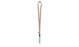 Subyard 15 C Safe RPET, lanyard cu sublimare, alb