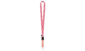 Subyard USB RPET, lanyard cu sublimare, alb