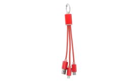 Scolt, cablu de încărcare USB, roșu