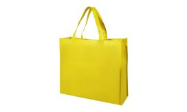 Laster, geantă cumpărături, material reciclat RPET, galben