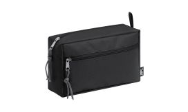 Cosmax, geantă cosmetice, material reciclat RPET, negru