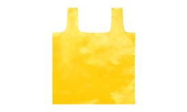 Squber, geantă de cumpărături pliabilă, material reciclat RPET, galben