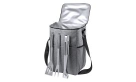 Gumbo, Set grătar in geantă termică, gri