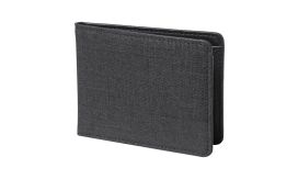 Gulden, portofel RPET, negru
