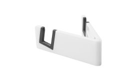 Plassi, suport telefon mobil, alb/negru