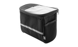 Velofon Plus, Geantă RPET suport telefon mobil, pentru bicicletă, negru